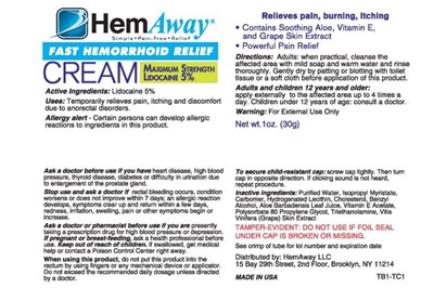 HemAway MaxStrength Tube.jpg Tube - HemAway MaxStrength Tube
